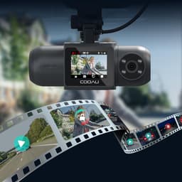 D30S Dashcam - Ultra 4K resolutie - 170 graden kijkhoek - Wifi - Gps - FullHD resolutie - Night vision - Parkeerbeveiliging - 1,5 inch Ips Lcd - dashcam voor auto - 170 + 150 graden kijkhoek - G Sensor - Loop opname - Full HD achter camera - 2 stuks — thumbnail 5