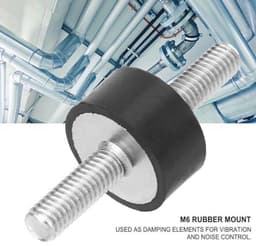 M6 Rubber Steunen - Anti-vibratie Silentblock voor Machines en Apparatuur — thumbnail 2
