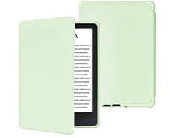 Slanke en lichte beschermhoes voor Kindle Paperwhite 11e generatie met automatische slaap/wake functie - fruitgroen 6,8 inch