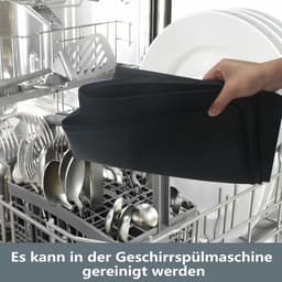 Lekbak/Vloerbeschermer 60x60 cm voor Wasmachine, Koelkast en Vrieskast - Waterdichte Siliconen Mat — thumbnail 2