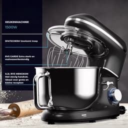 AMA® Mixer met Mengkom - Keukenmachine - Keukenrobot - Inclusief Accessoires - 38x24x32cm — thumbnail 2