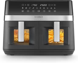 Dubbele Heteluchtfriteuse met 2 Kamers en 11 Liter Volume - Gezond en Versnel Koken — thumbnail 1