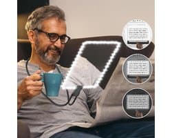 Oplaadbare Vergrootglas met Licht - Flexibele Zwanenhals voor Handen Vrij