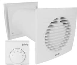 Warmteverdeler ventilator met thermostaat voor optimale warmteoverdracht - Ø 125 mm 1000 mm — thumbnail 1