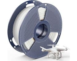 Lichtgewicht PLA 3D Printer Filament 1.75mm - Actief Opschuimend LW-PLA voor Drone en Modelbouw (Wit)