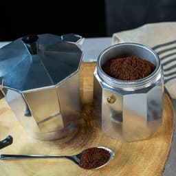 Perculator - 300ml Percolator - Percolator - Koffiepercolator - Keukenpercolator - Percolator - Roestvrij staal - Zilver — thumbnail 4