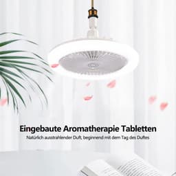 Plafondventilator met Verlichting en Afstandsbediening - Stijlvolle Ventilatorlamp — thumbnail 1
