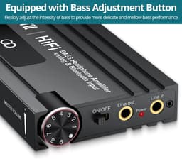 Draagbare Hoofdtelefoonversterker met Krachtige Bass voor MP3, Telefoon en PC — thumbnail 5