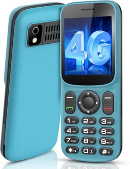 Eenvoudige 4G Senioren Mobiele Telefoon met Dual SIM, Zaklamp en Groot Display — thumbnail 1