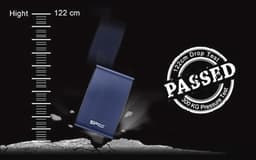 Externe Harde Schijf 2000 GB Blauw - Duurzaam en Compact — thumbnail 3
