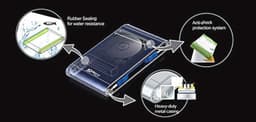 Externe Harde Schijf 2000 GB Blauw - Duurzaam en Compact — thumbnail 2