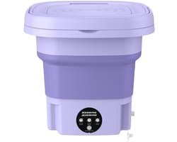 EAFC Mini-wasmachine - Camping-wasmachine - Draagbare mini-wasmachine - Studenten Wasmachine - paars