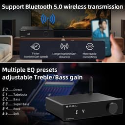 2.1 Kanaals Audio Versterker met Bluetooth 5.0 en HDMI ARC, 100W Vermogen — thumbnail 3