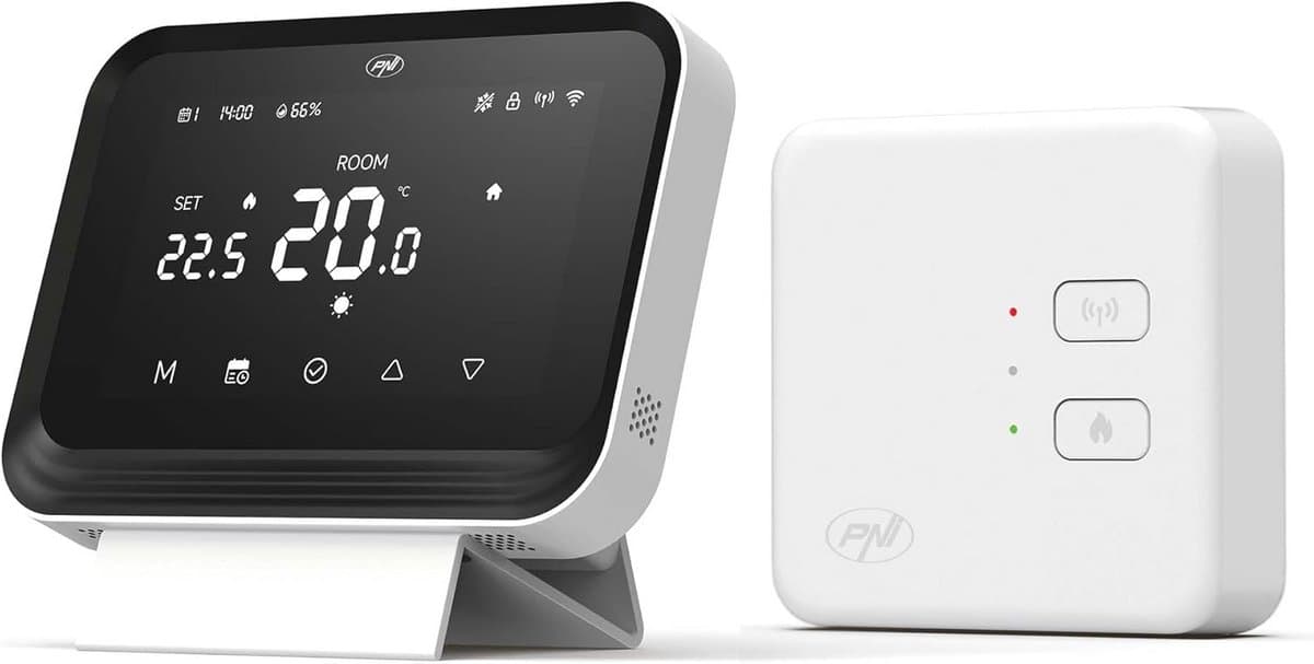 Slimme Draadloze Wifi Thermostaat voor Verwarming - Tuya App Bediening — afbeelding 1