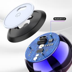 TuseRxln Draagbare speaker – Bluetooth-luidspreker – Waterdichte minispeaker met subwoofer – 1 stuks – Zwart — thumbnail 4