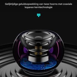 TuseRxln Draagbare speaker – Bluetooth-luidspreker – Waterdichte minispeaker met subwoofer – 1 stuks – Zwart — thumbnail 3