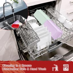 Vierdelige cakevormenset, kleine siliconen bakvormpjes, geschikt voor cakes, sandwiches, financiers, accessoires voor de airfryer, bakgerei. — thumbnail 3