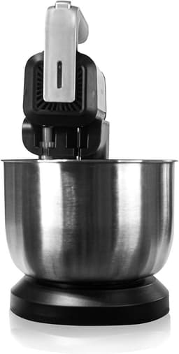 DYNA® Mixer met Mengkom - Keukenmachine - Deegmixer - Inclusief Deeghaak en Garde - Zwart - ‎32cm x 23cm x 23cm — thumbnail 2