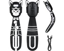 Draagbare LED-leeslamp met flexibele arm en clip – 3 kleurtemperaturen, 5 helderheidsniveaus, Type-C oplaadbaar, lichtgewicht voor boeken, kantoor en reizen