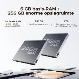 DOOGEE Blade 10 Power 4G - Robuuste Smartphone - Robuuste Telefoon - 24 GB RAM + 256 GB ROM/2TB TF - 10300 mAh/18 W - Android 16 - NFC - GPS - Face ID - IP68 - Zilver — thumbnail 10
