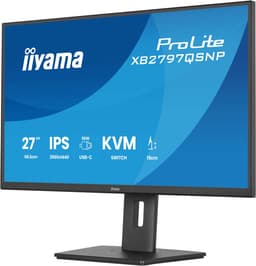 iiyama ProLite XB2797QSNP-B1 - 27 inch - QHD - IPS - USB-Hub (4x) - Verstelbaar - USB-C Dock - 96w power delivery — thumbnail 3