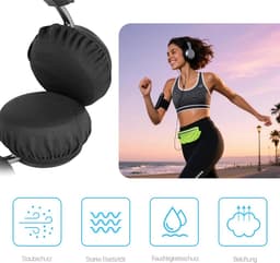 4-Pack Wasbare en Elastische Kussenhoezen voor Hoofdtelefoon (9-11 cm) — thumbnail 5