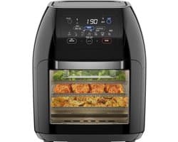 Core® Airfryer xl - Airfryer xxl - Heteluchtfriteuse - Zwart- 31cm x 31cm x 38cm