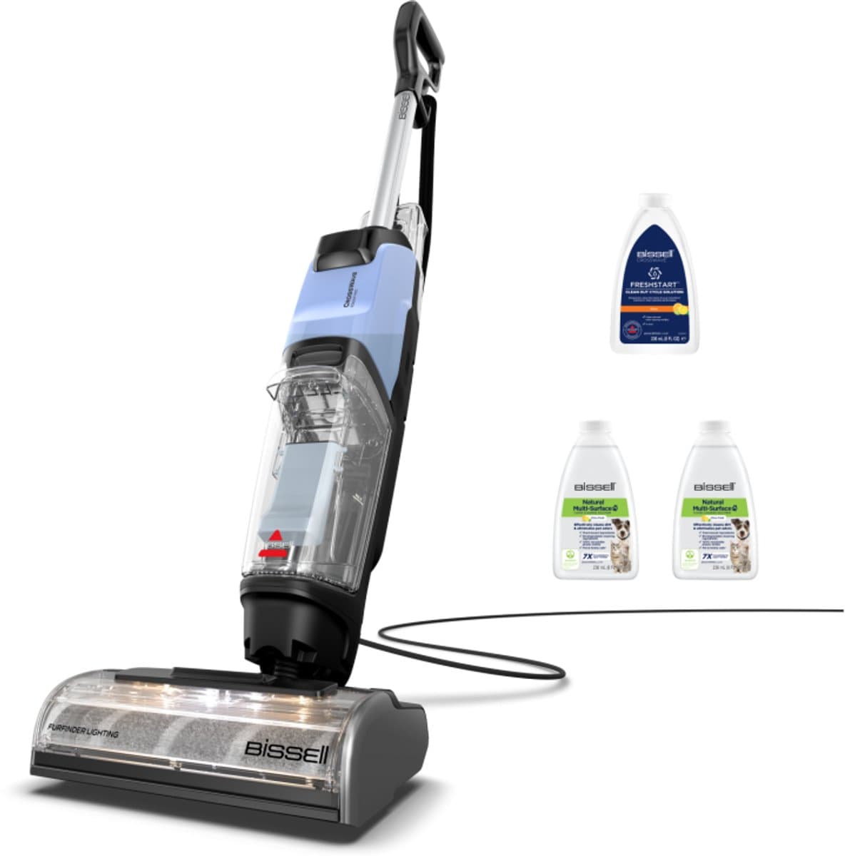 BISSELL CrossWave EdgeFind Select Steelstofzuiger met Dweilfunctie - 2-in-1 Stofzuiger & Dweil - Vloerreiniger voor Harde Vloeren en Vloerkleden - ZeroGap Randreiniging - Multi Surface Cleaner - 4136N — afbeelding 1