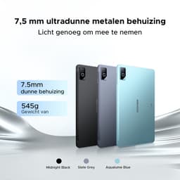 DOOGEE Tab G6 Pro VIP - Tablet - 36GB RAM + 128GB ROM (2TB/TF) - 9000mAh/18W - 12 inch 2.4K 90Hz - 4G LTE - Gemini AI - Helio G100 - 5G WiFi - Face ID - Dubbele luidsprekers - OTG - Met toetsenbord, muis, leren tas en pen — thumbnail 5