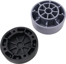 Allecto- Anti-vibratiepads - Geluiddempend - Stabilisatoren mat - Kit - Wasmachine en droger - Ondersteuning - Grijs - Geschikt voor alle modellen - 4 stuks anti-vibratiepads voor wasmachine en droger, geluiddempende stabilisatoren mat kit. — thumbnail 3