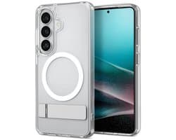Spigen Ultra Hybrid S geschikt voor MagSafe geschikt voor Samsung Galaxy S26 Plus - Clear / White