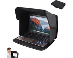 Laptopzonnescherm - Zonnescherm voor laptop - Zwart - 16 inch - Laptopzonneschermtas - Laptopzonnescherm