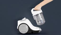 Nexvo® Steelstofzuiger met snoer - Steelstofzuiger - Stofzuiger - Wit - 46cm x 29cm x 34cm — thumbnail 2