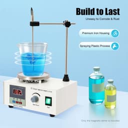 JAQZY Magneetroerder - Met Verwarmingsfunctie - roervolume van 2000 ml - Digitaal Display - Eenvoudige Bediening - Veiligheidsalarm — thumbnail 2