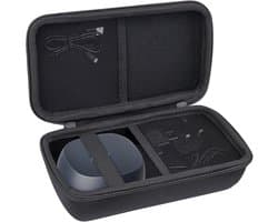 Draagbare Opbergcase - Externe SSD Hoes - Veilige Opslag - Schokbestendig Materiaal - 23x13x7 cm - Zwart