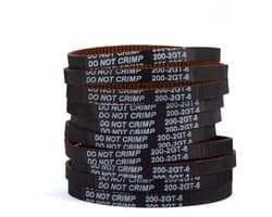 Tandriem - Gesloten Lus - 3D Printer - Antislip Upgrade - 6mm Breed 200mm Lang - Zwart