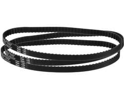 Tandriem Set - Aandrijfriemen - 3D Printer Onderhoud - Duurzaam Rubber Materiaal - 200XL 10mm - Zwart