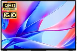 Gloovon® - Portable Monitor - QHD 2.5K 14 inch - Touchscreen - IPS draagbaar beeldscherm - Raagbare Monitor voor Laptop met Speakers - 60 Hz - USB-C - HDMI Monitor - Plug & Play — thumbnail 1