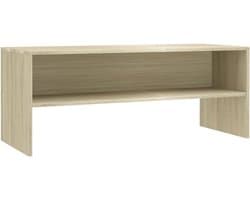 Televisiemeubel - Tv Hifi Kast - Woonkamer Meubel - Praktisch Ontwerp - 100 x 40 x 40 cm - Sonoma Eiken