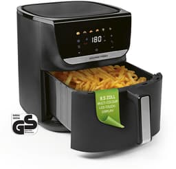 GOURMETmaxx AirGenius heteluchtfriteuse - 7,5 l | Friteuse met 7 programma's | Minioven - vetarm frituren voor max. 7 personen | Heteluchtfriteuse met kleurendisplay en led-touchscreen — thumbnail 1