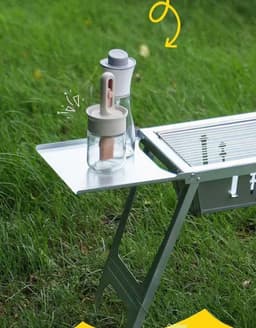 Rolu BBQ – Barbecue – Grill – Houtskool BBQ – Camping – Voor 3 Tot 5 Personen – 60 x 22 x 33 CM – Inclusief Opbergtas — thumbnail 2