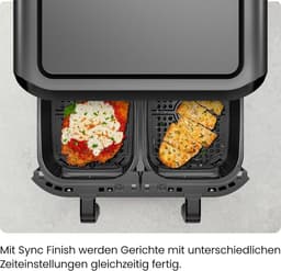 Heteluchtfriteuse - Airfryer - Gezond Frituren - Met Kijkvenster - 3 Liter Capaciteit - Zwart — thumbnail 4