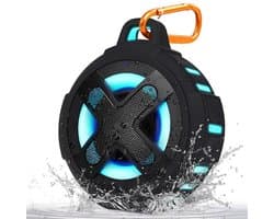 MIRA® Douche Speaker - Badkamer Speaker - Douche Speaker Bluetooth - Zwart - 11cm x 10cm x 6cm