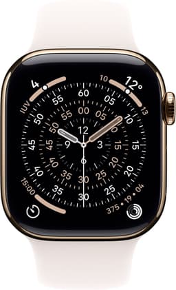 APPLE Watch Series 11 GPS + Cellular - 42mm Titanium Case - Light Blush Sport Band S/M Smartwatch Gold — thumbnail 3