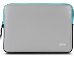 MacBook Neo 13 inch hoes van gerecycled materiaal (duurzaam) - Grijze laptop sleeve/case voor nieuwe MacBook Neo (2026)