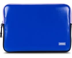 MacBook Neo 13 inch hoes van gerecycled materiaal (duurzaam) - Blauwe laptop sleeve/case voor nieuwe MacBook Neo (2026)