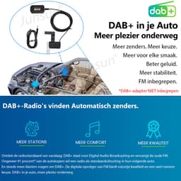 Junsun Android 15 Autoradio Geschikt Voor Opel Astra H Corsa C D Vectra C Zafira Accessoires, Draadloze CarPlay met bluetooth, Stuurwielbediening，DAB+, GPS-Navigatie, Bluetooth, WIFI, 7 inch Touchscreen, 2GB+64GB, DSP, Quad-core processor, grijs — thumbnail 4