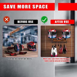 Houten Wandhouder voor Motorhelm en Jassen — thumbnail 5