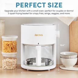 Glazen heteluchtfriteuse en convectieoven met 360 graden Crisp Technologie — thumbnail 2