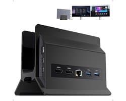 USB-C Dockingstation 11-in-1 Verticaal met Dubbele 4K 60Hz HDMI en 100W PD